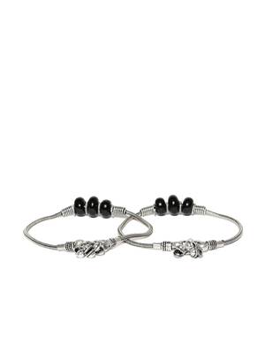 Silver anklets 1