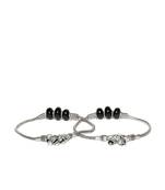 Silver anklets