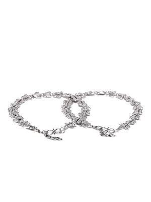 Silver anklets 1