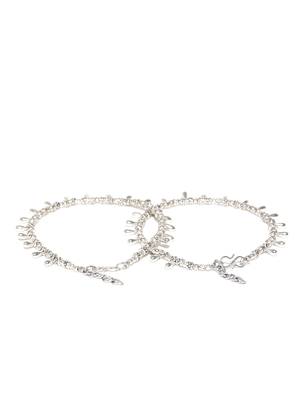 Silver anklets 1