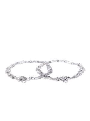 Silver anklets 1