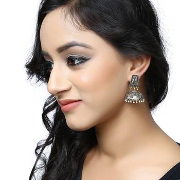 Silver jhumkas 1