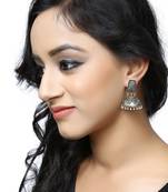 Silver jhumkas