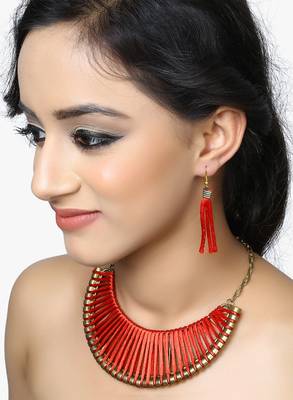 Red necklace sets 1