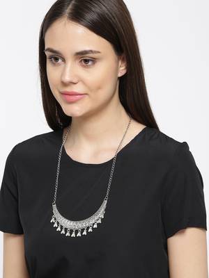 Silver collar necklace 1