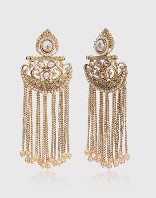 Gold danglers drops 1