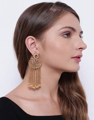Gold danglers drops 2