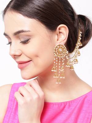Gold danglers drops 2