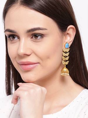 Gold danglers drops 2