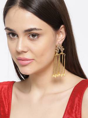 Gold danglers drops 2