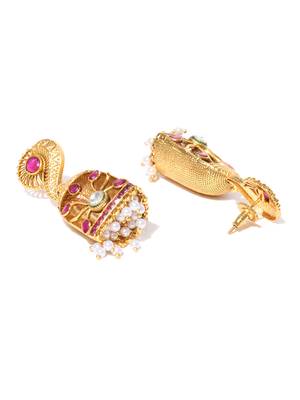 Gold danglers drops 1
