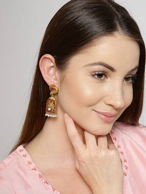 Gold danglers drops 2