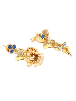 Gold jhumkas 1
