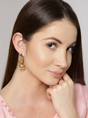 Gold jhumkas 2