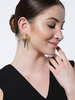 Gold danglers drops 3