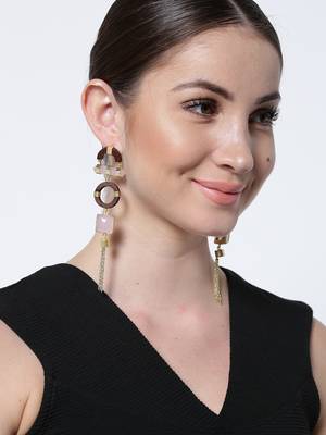 Gold danglers drops 3