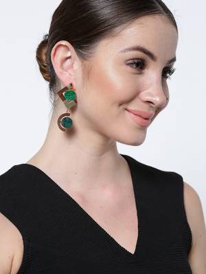 Gold danglers drops 3