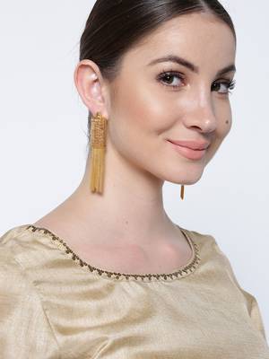 Gold danglers drops 3