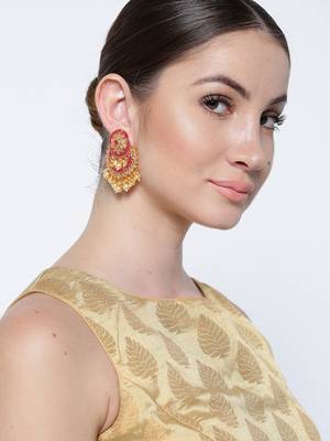 Gold danglers drops 3