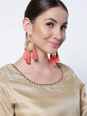 Gold danglers drops 3