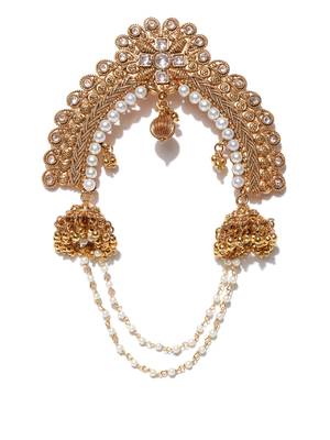 Gold hair accessories 2