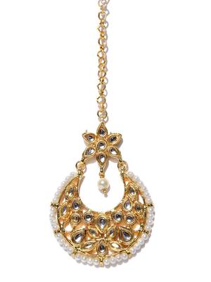 Gold maang tikka 1