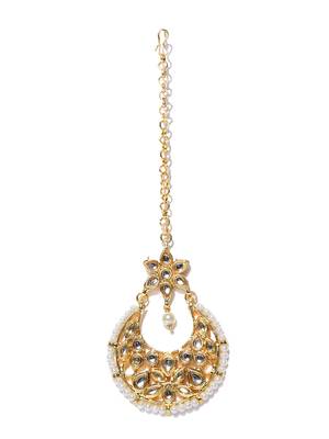 Gold maang tikka 3
