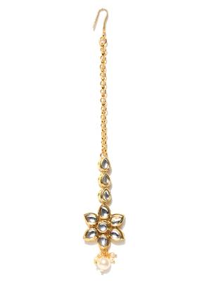 Gold maang tikka 1