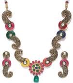 Gold collar necklace