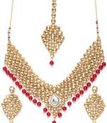 Gold collar necklace