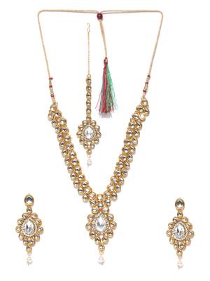 Gold collar necklace 2