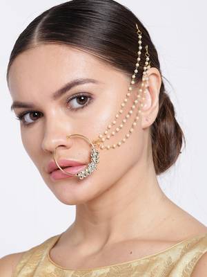 Gold nose ring 2