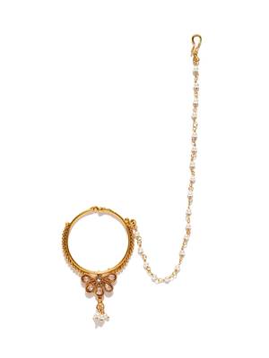 Gold nose ring 1