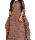Multicolor Printed Rayon Islamic-Kaftans
