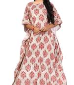 Multicolor Printed Rayon Islamic-Kaftans
