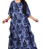 Multicolor Printed Rayon Islamic-Kaftans