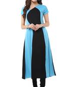 Multicolor printed crepe kurti