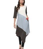 Janasya Multicolor printed crepe kurti