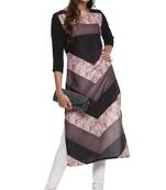 Janasya Multicolor printed crepe kurti