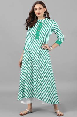 Janasya Multicolor printed cotton kurti 2