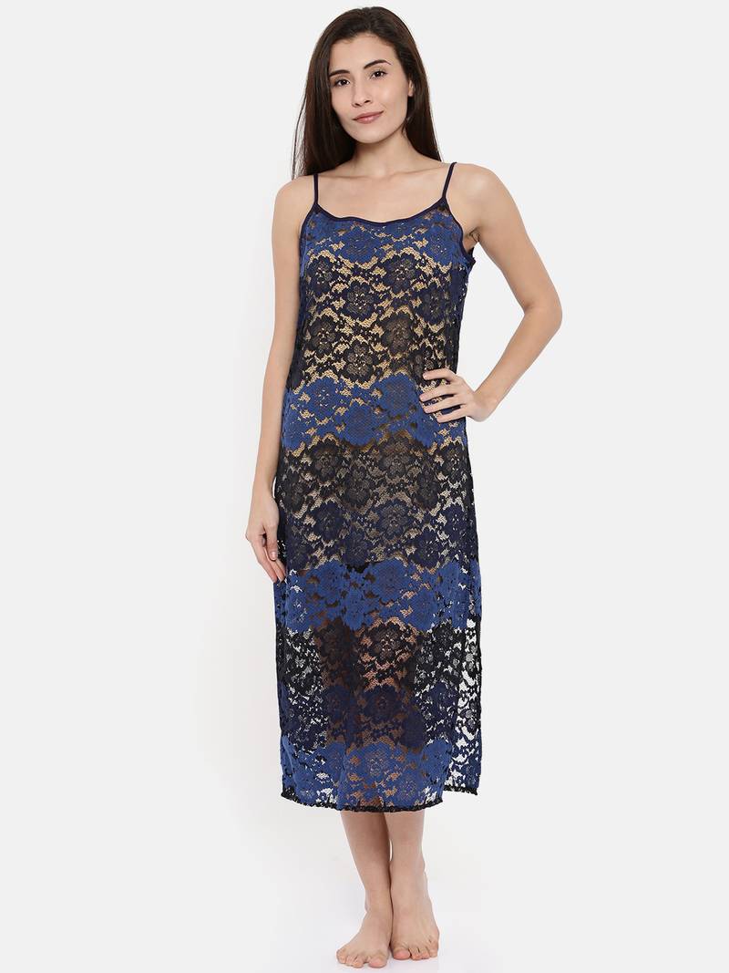 Sunshine Flora Gownset with Lace slip