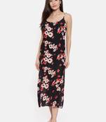 Peach Lace Gownset with Floral Slip