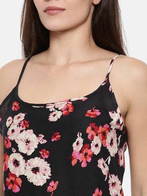 Peach Lace Gownset with Floral Slip 4
