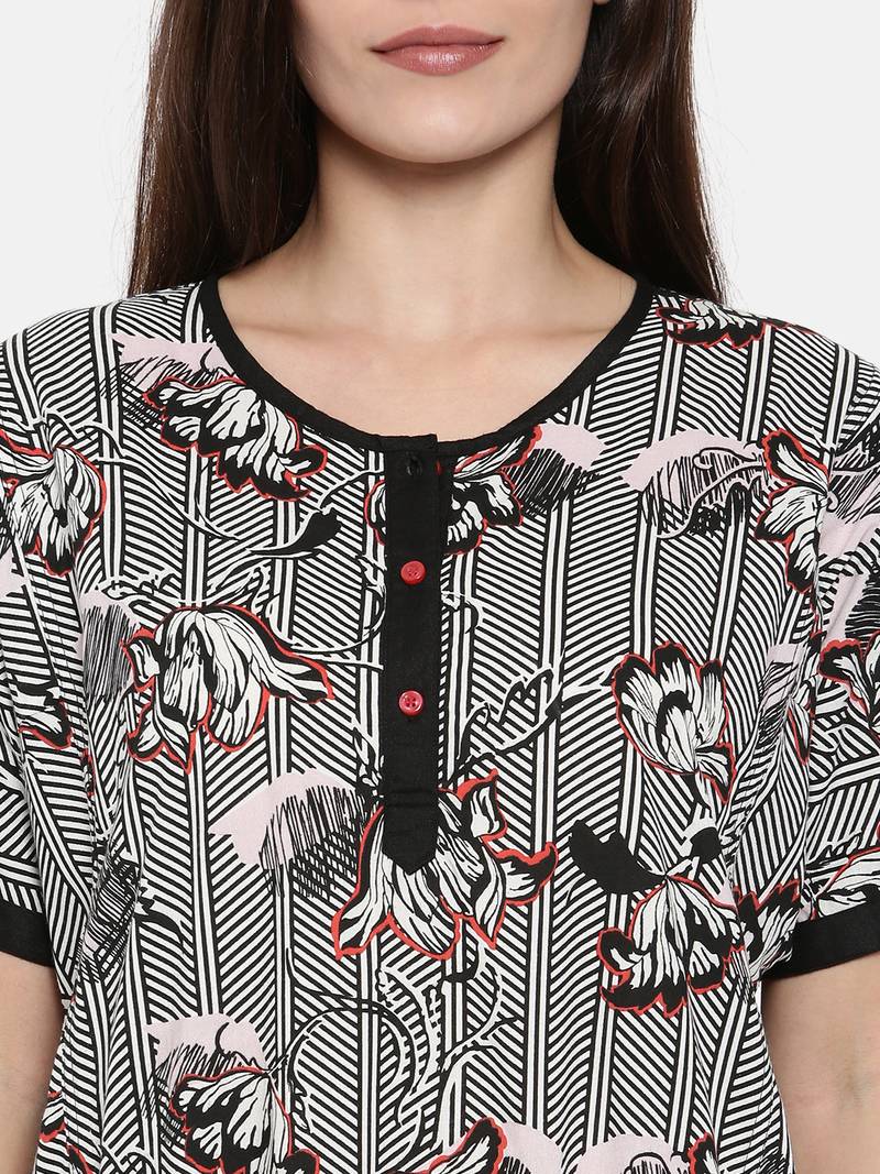 Monochrome Love Nightdress