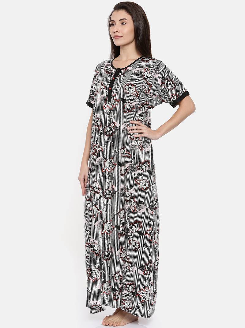 Monochrome Love Nightdress