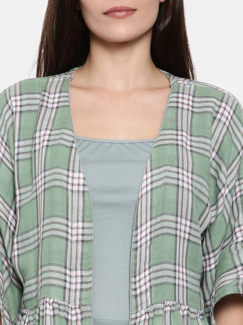 Reversible Plaids Lounge Set with Slip