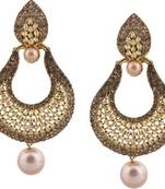 Brown Pearl Earrings