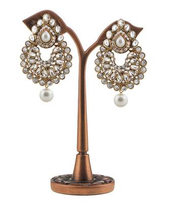 White Pearl Earrings 3