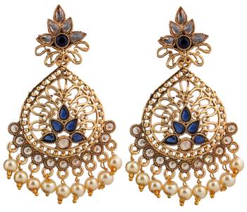 Blue Pearl Earrings 1