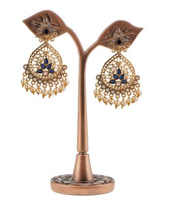 Blue Pearl Earrings 3